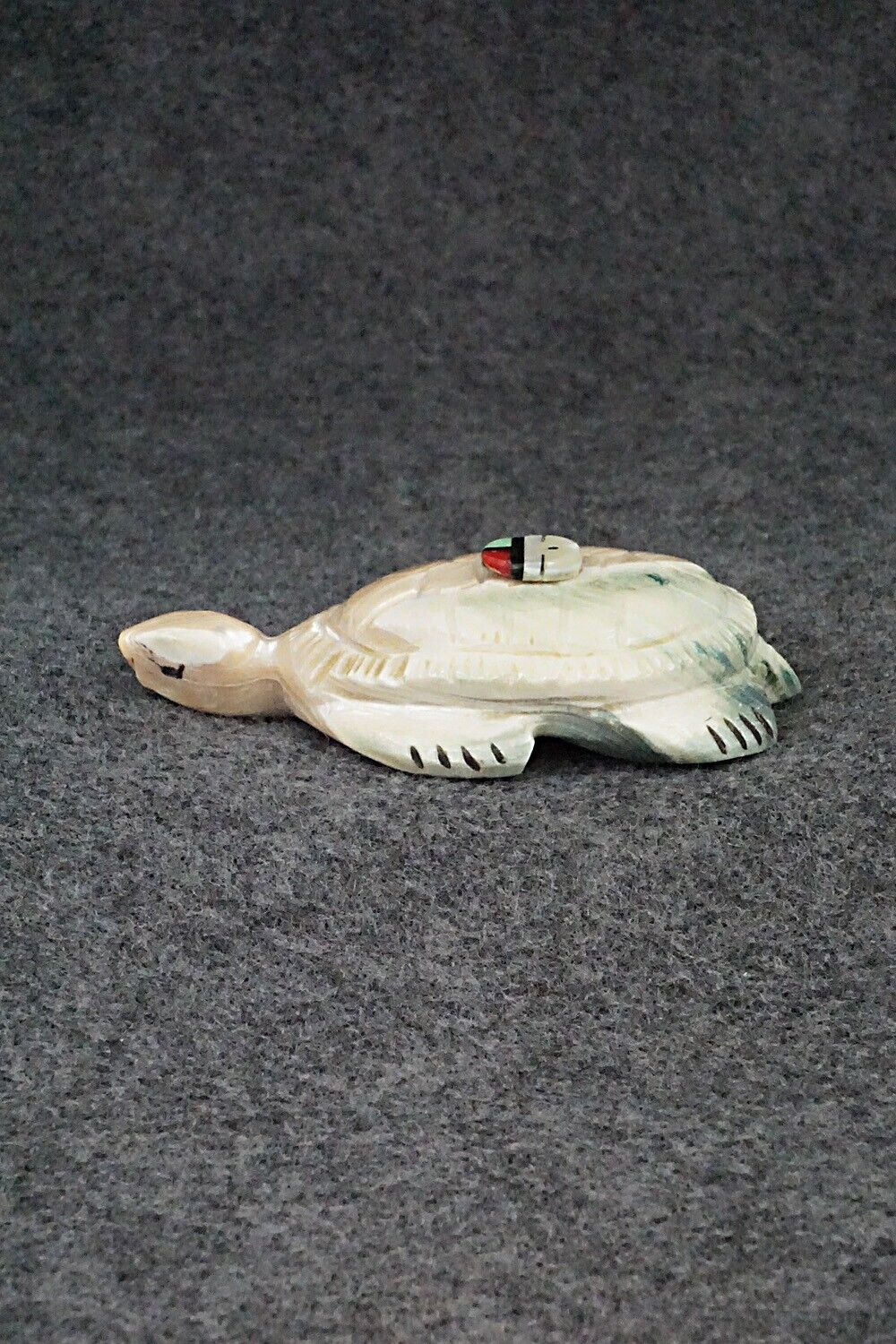 Turtle Boon Turtle Zuni Fetish Carving - Darrin Boone – High Lonesome Trading