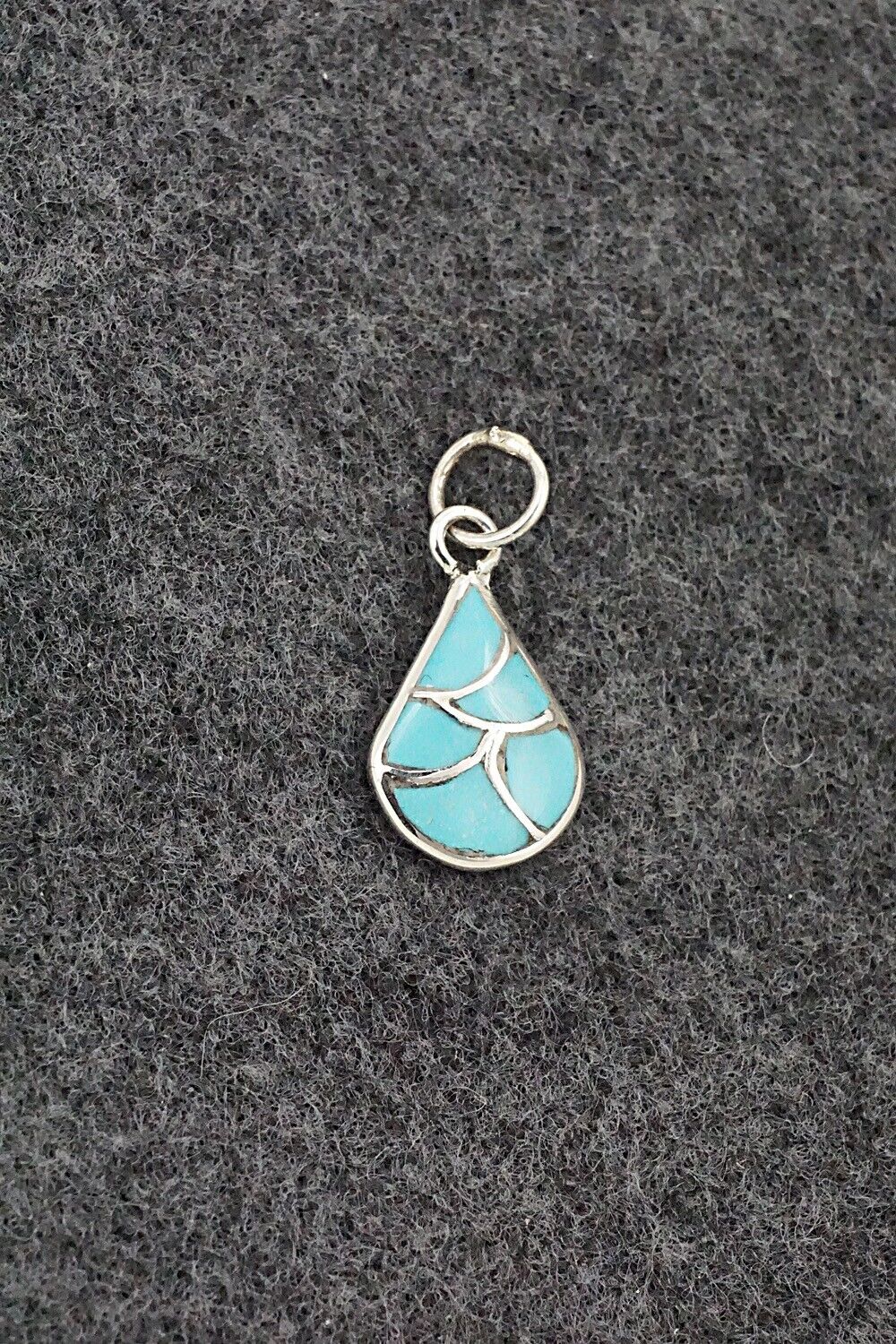 Turquoise & Sterling Silver Pendant - Orena Leekya