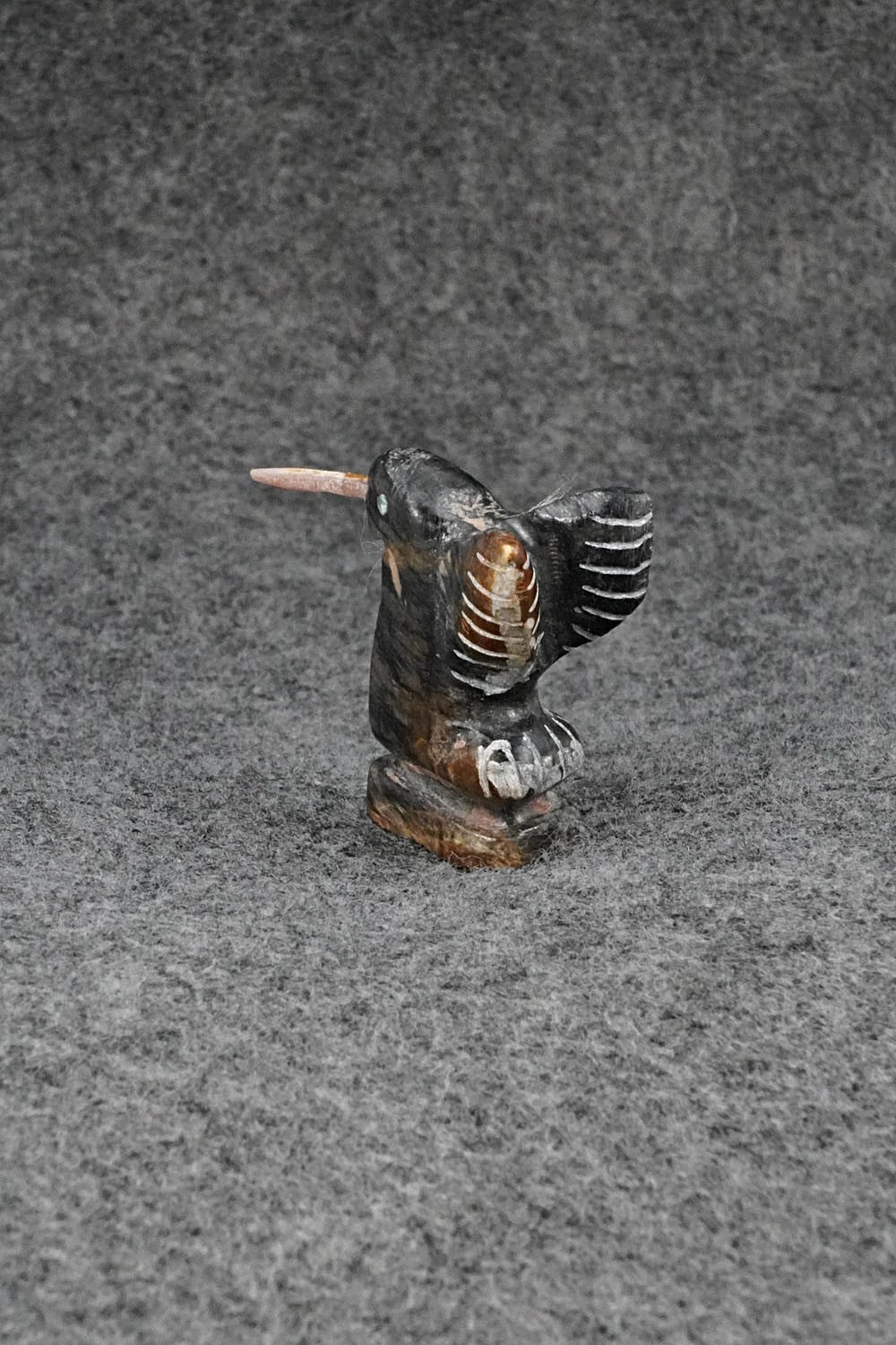 Hummingbird Zuni Fetish Carving - Justin Red Elk
