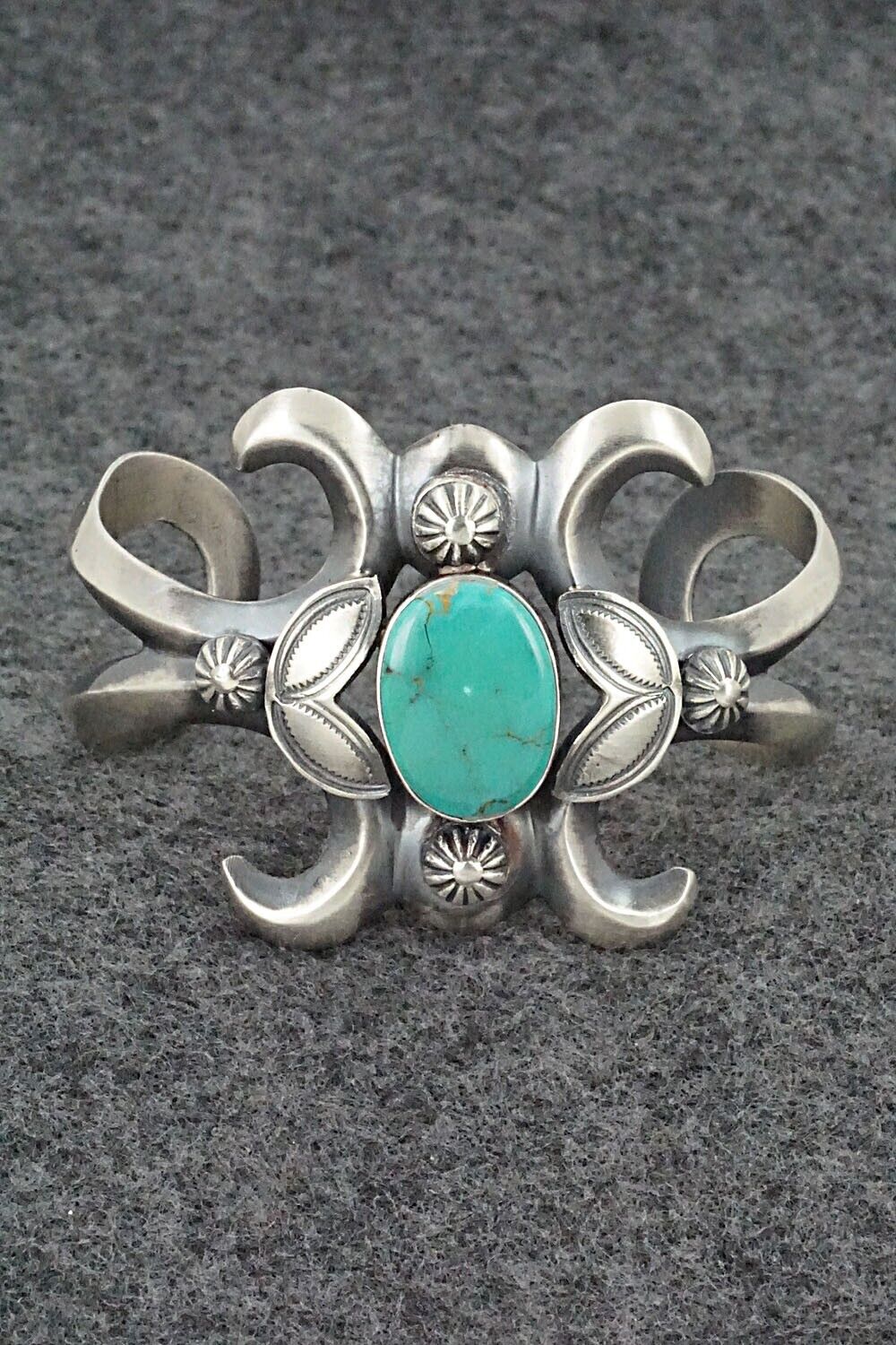 Turquoise & Sterling Silver Bracelet - Henry Morgan