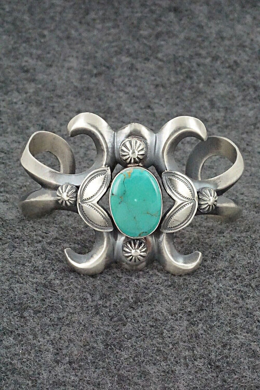 Turquoise & Sterling Silver Bracelet - Henry Morgan