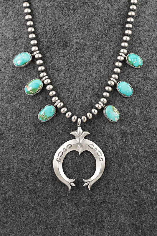 Turquoise & Sterling Silver Necklace - Latricia Largo