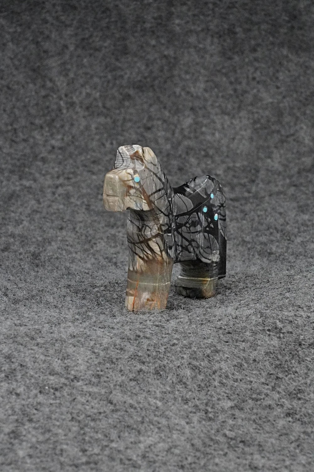Horse Zuni Fetish Carving - Todd Etsate