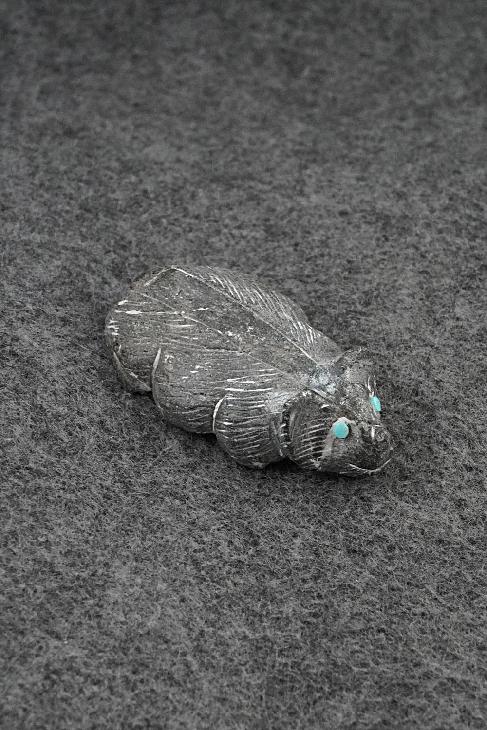 Badger Zuni Fetish Carving - Derrick Kaamasee