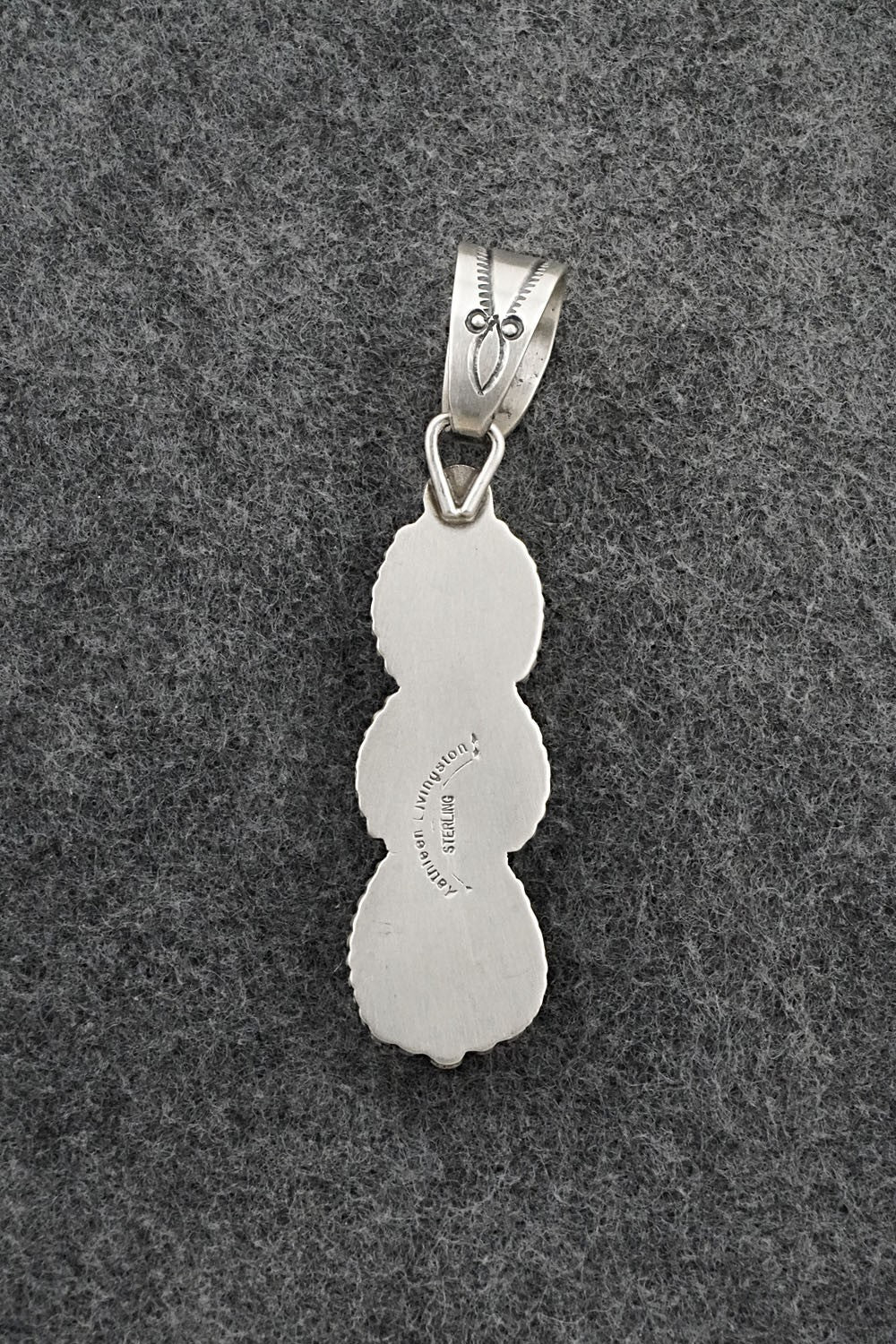 Turquoise & Sterling Silver Pendant - Kathleen Livingston