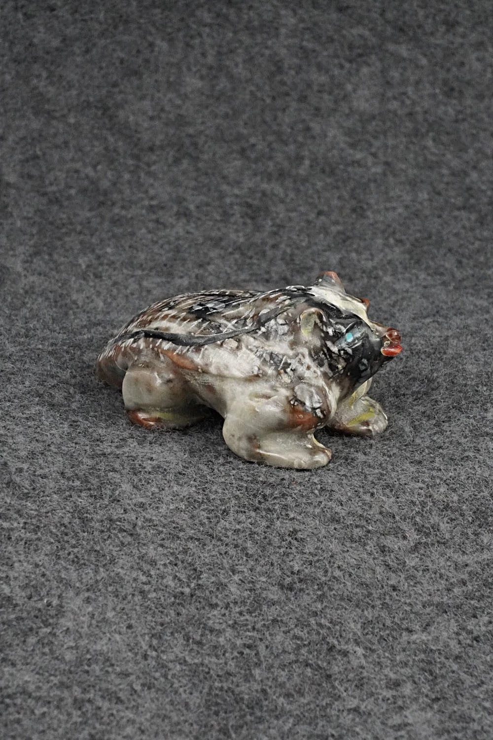 Badger Zuni Fetish Carving - Freddie Leekya