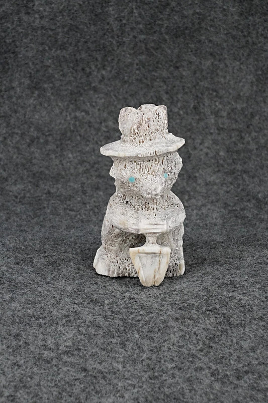 Smokey Bear Zuni Fetish Carving - Chris Peina