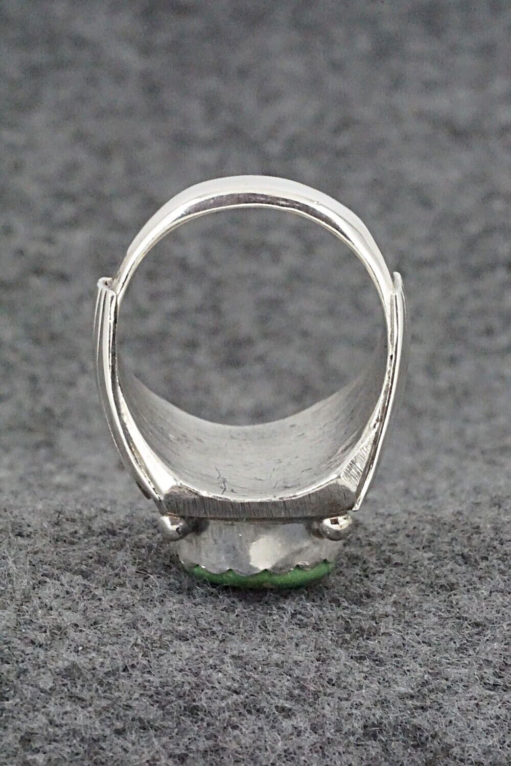 Turquoise & Sterling Silver Ring - Sam Arviso - Size 12