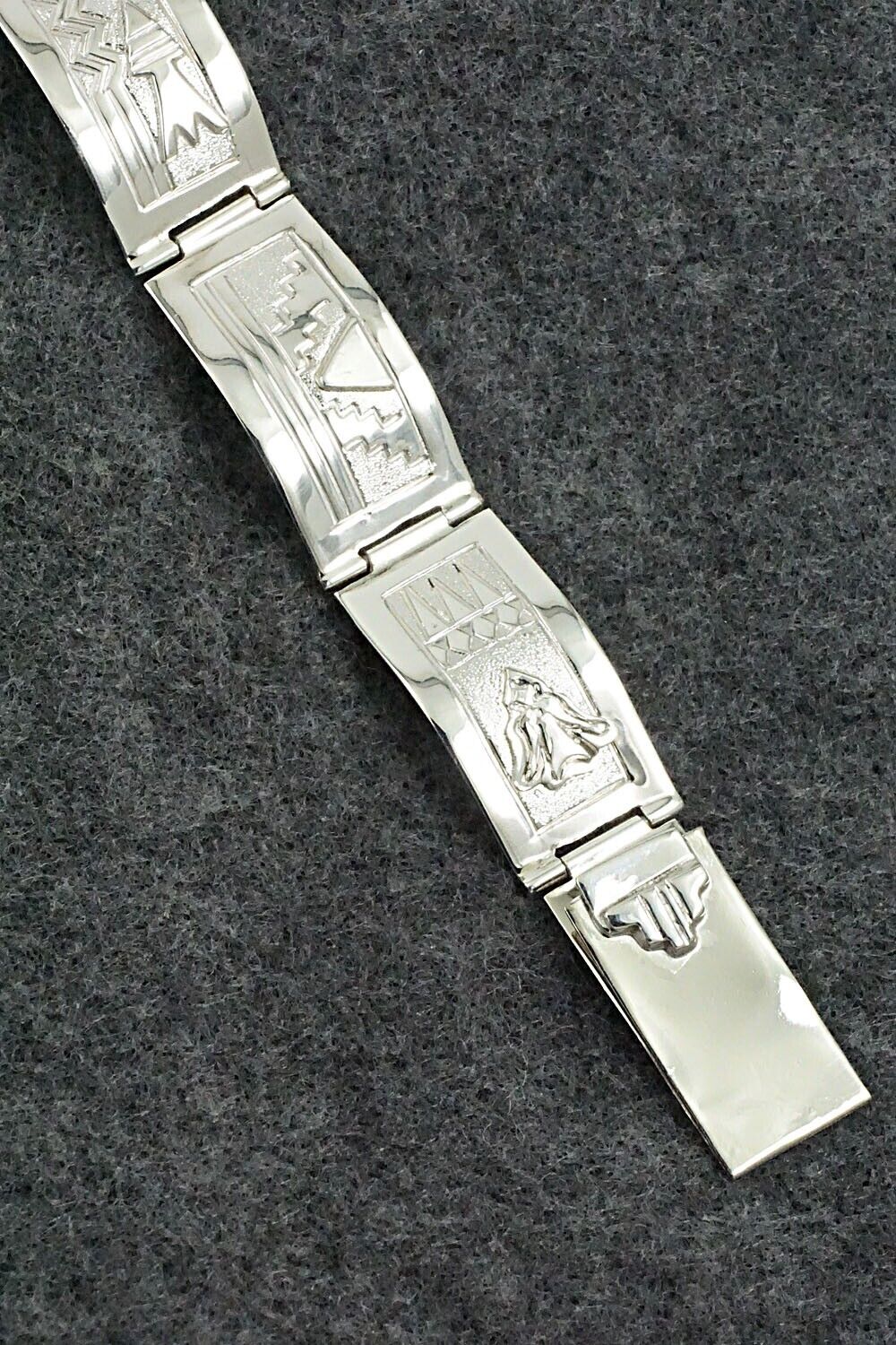 Sterling Silver Link Bracelet - Alanzo Mariano