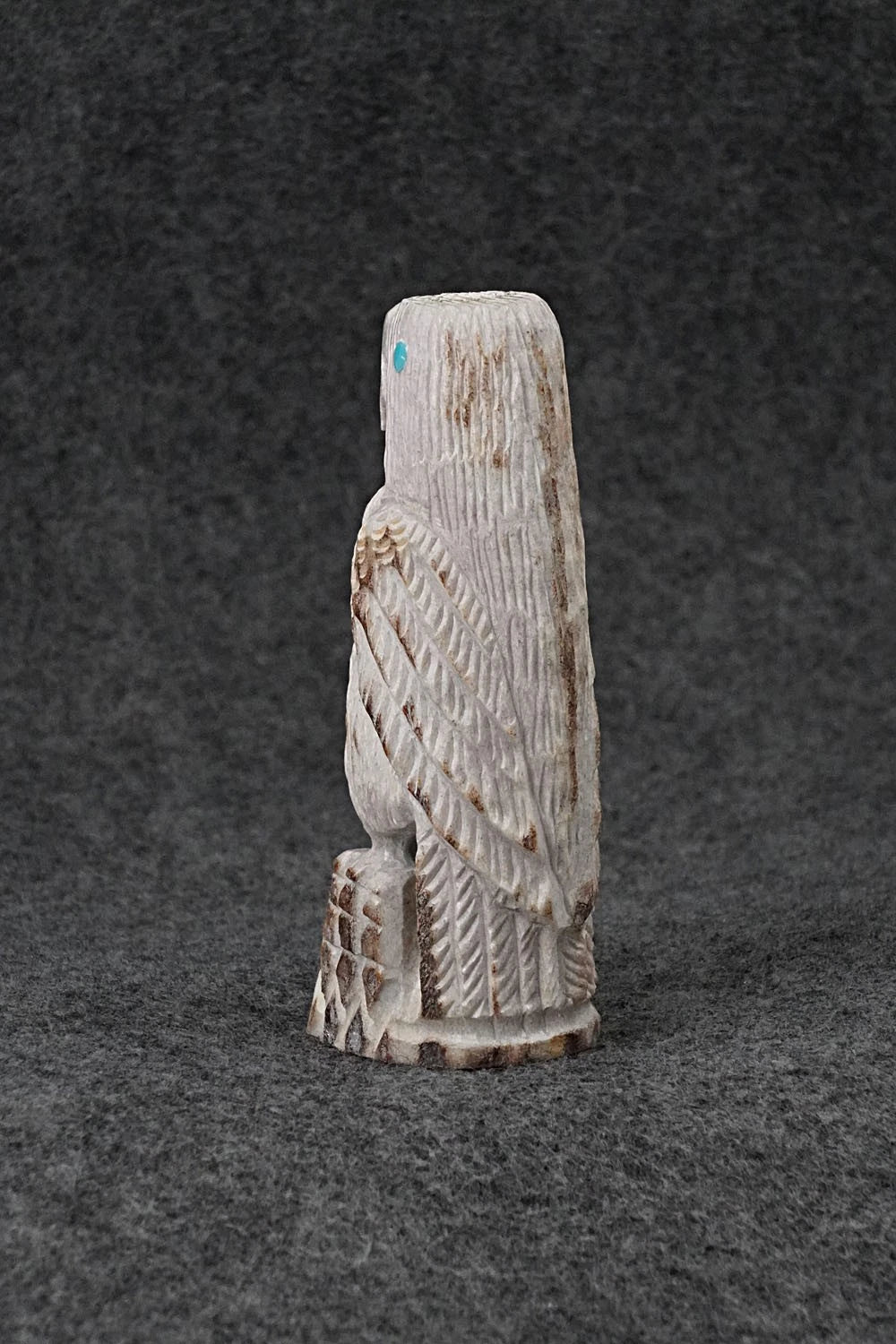 Eagle Zuni Fetish Carving - Gerrick Weeka