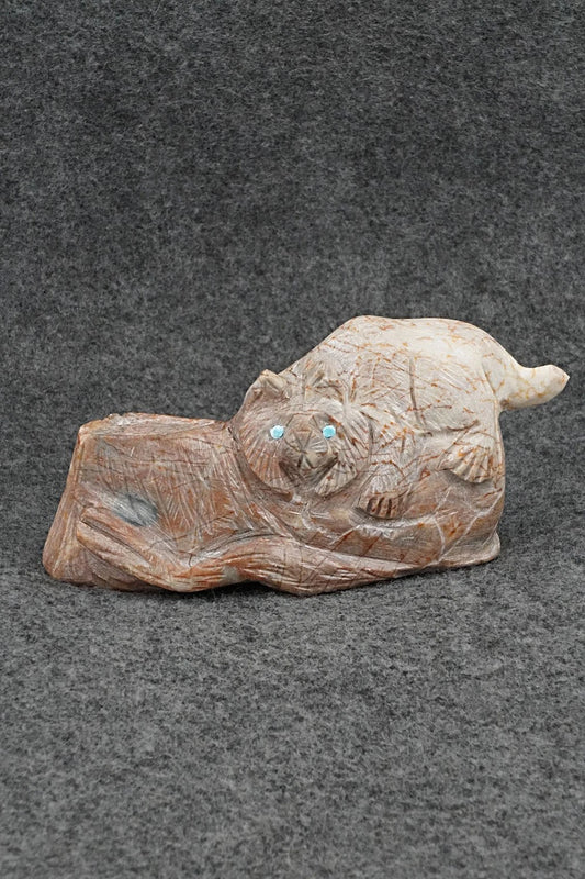 Bobcat Zuni Fetish Carving - Michael Coble