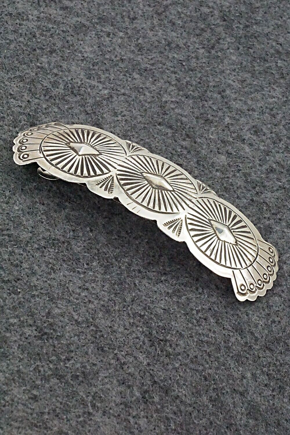 Sterling Silver Hair Barrette - Arlene Soce