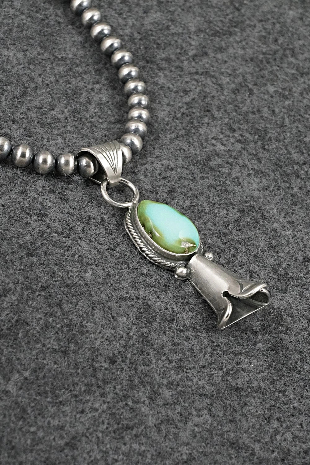 Turquoise & Sterling Silver Necklace - Sharon McCarthy