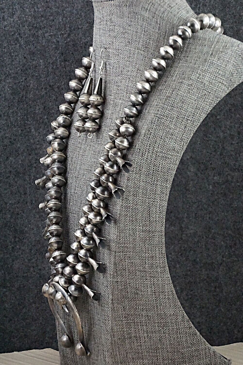 Sterling Silver Squash Blossom Set - Gilbert Martin