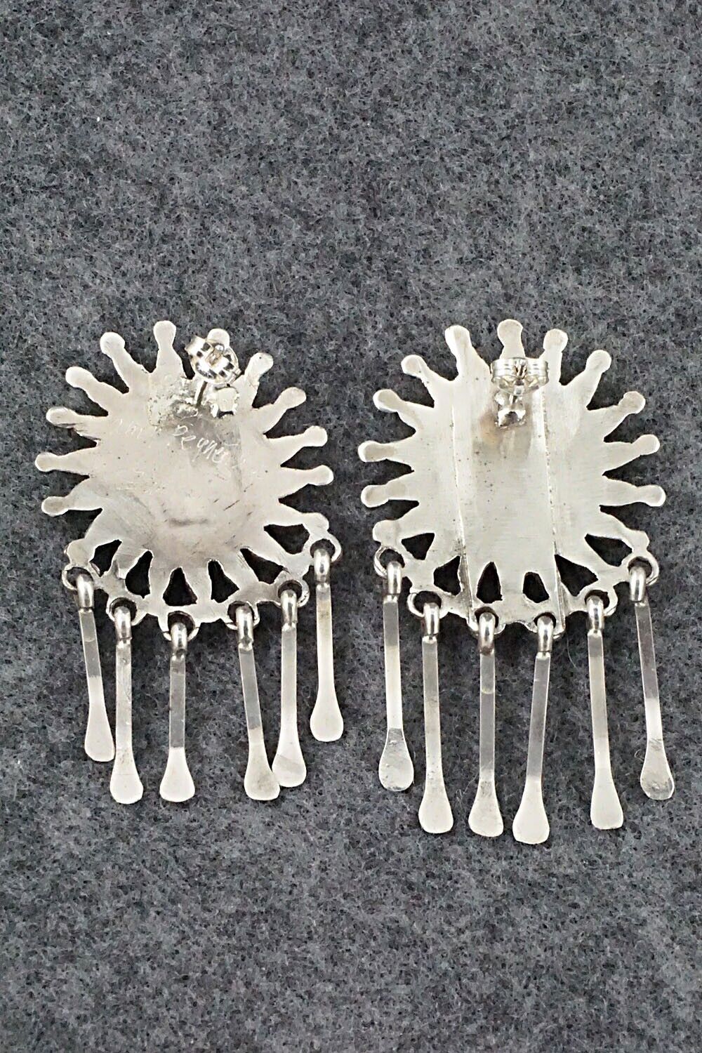 Turquoise & Sterling Silver Earrings - Amy Peynetsa