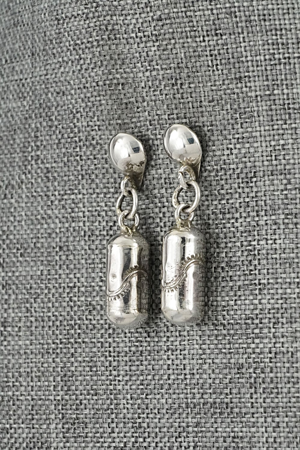 Sterling Silver Earrings - Kim Yazzie