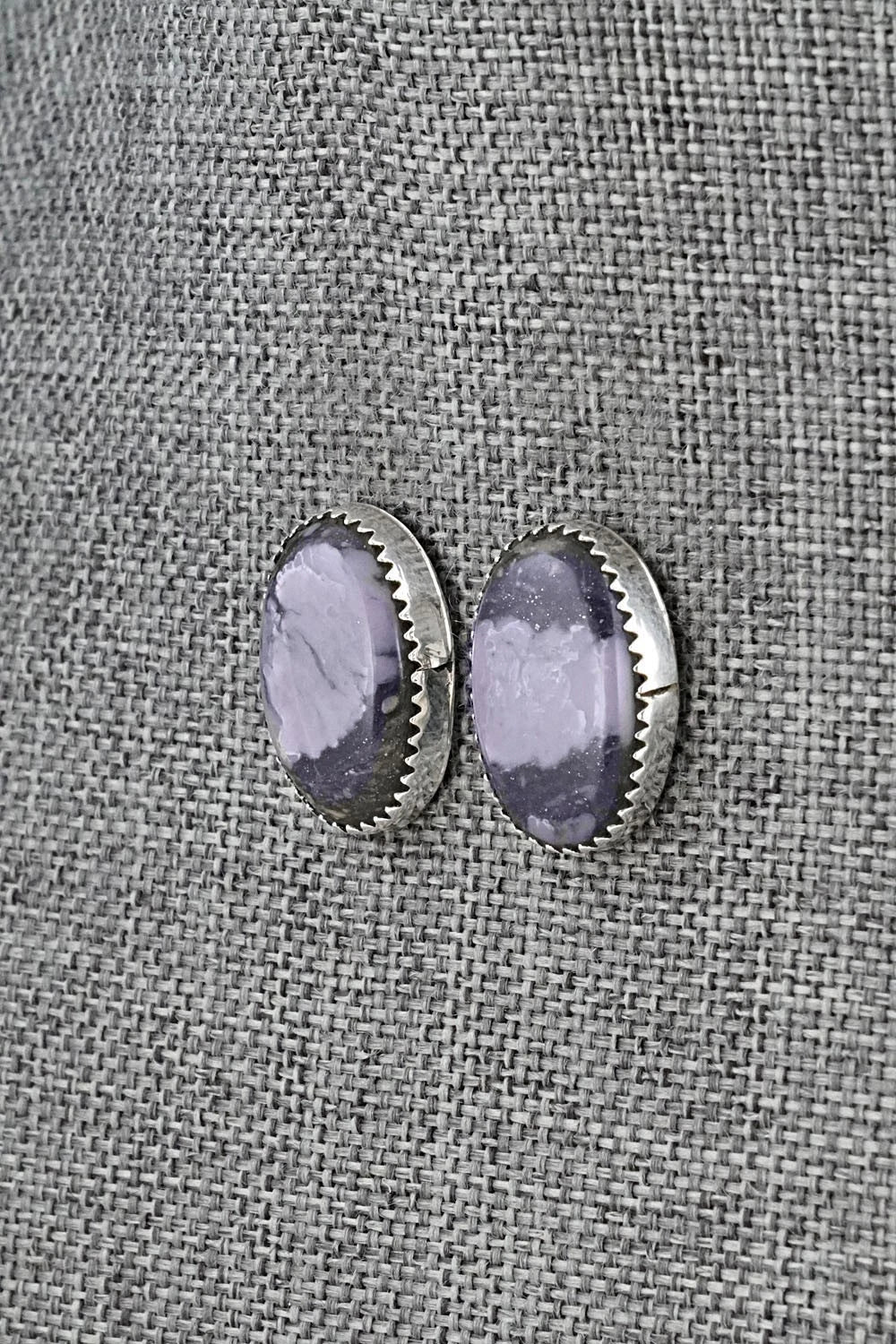 Morado & Sterling Silver Earrings - Murray Hannaweeka