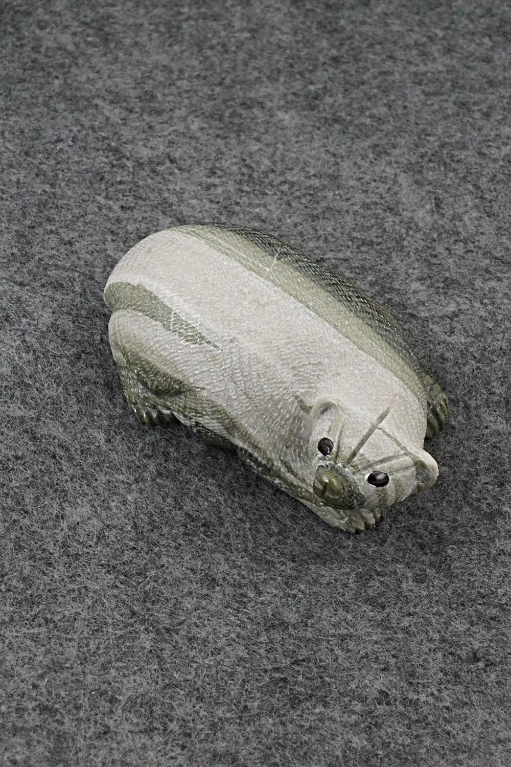 Badger Zuni Fetish Carving - Randy Lucio