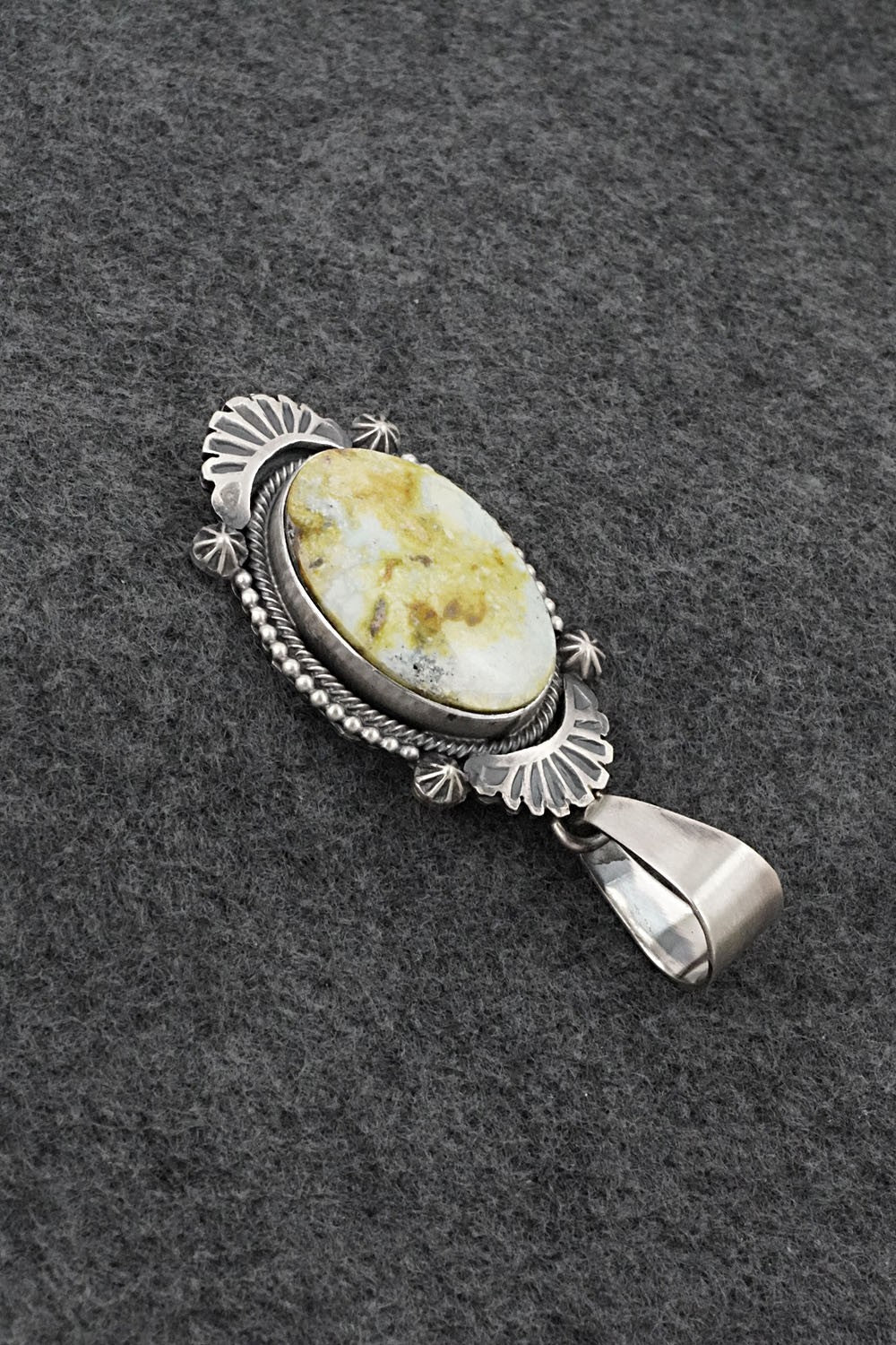 Variscite & Sterling Silver Pendant - Darrin Livingston