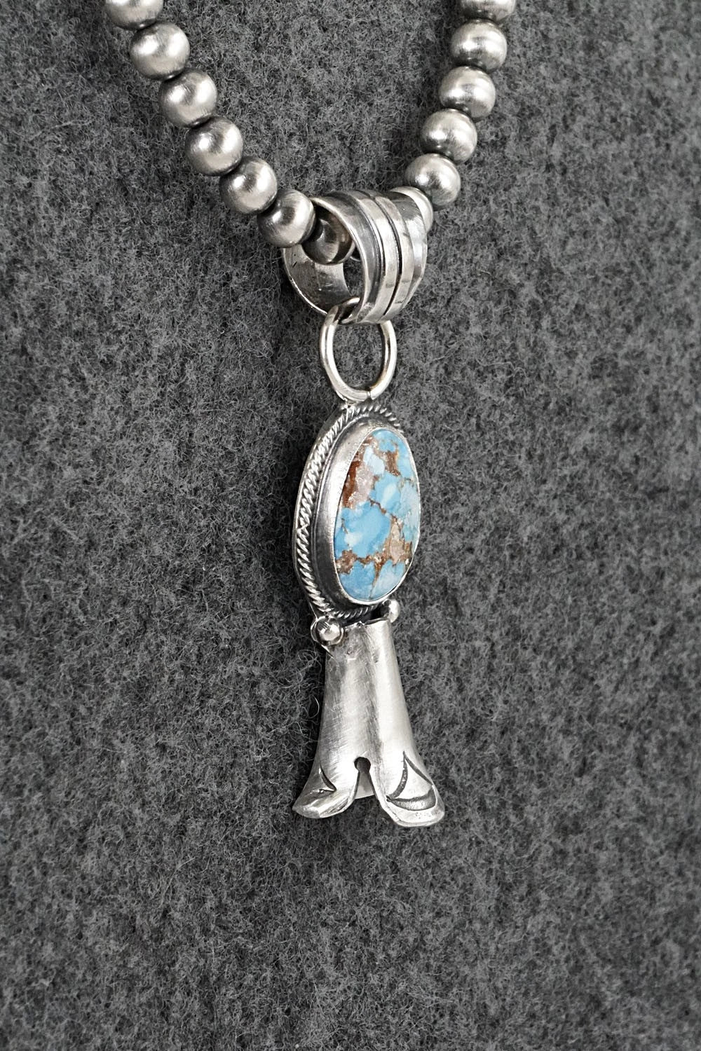 Turquoise & Sterling Silver Necklace - Sharon McCarthy