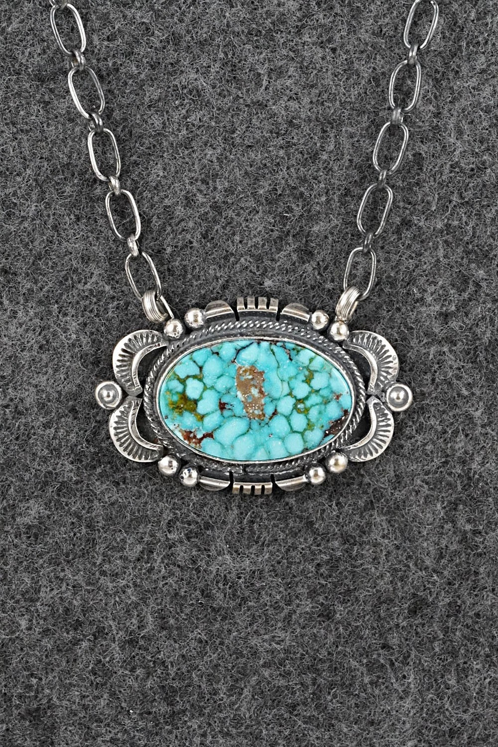 Turquoise & Sterling Silver Necklace - Daniel Benally