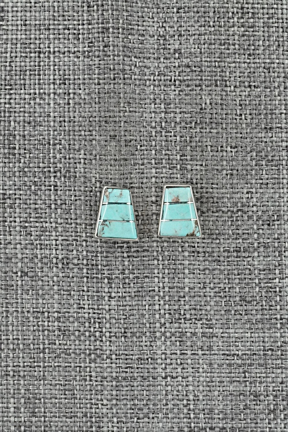 Turquoise and Sterling Silver Earrings - Michelle Haloo