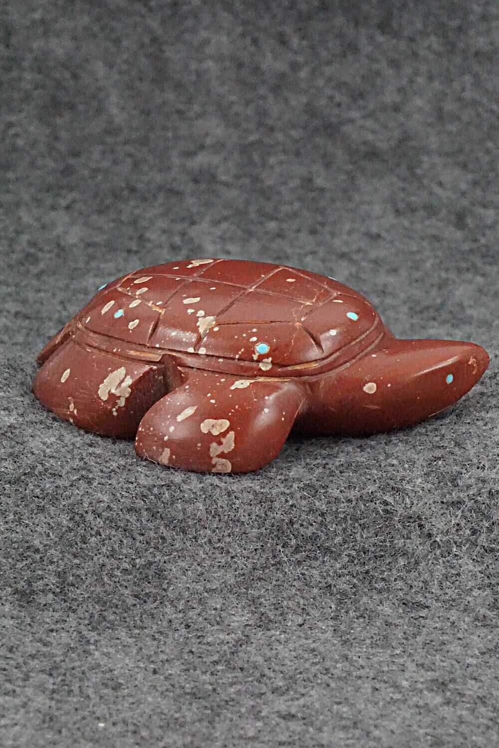 Sea Turtle Zuni Fetish Carving - Gilbert Lonjose