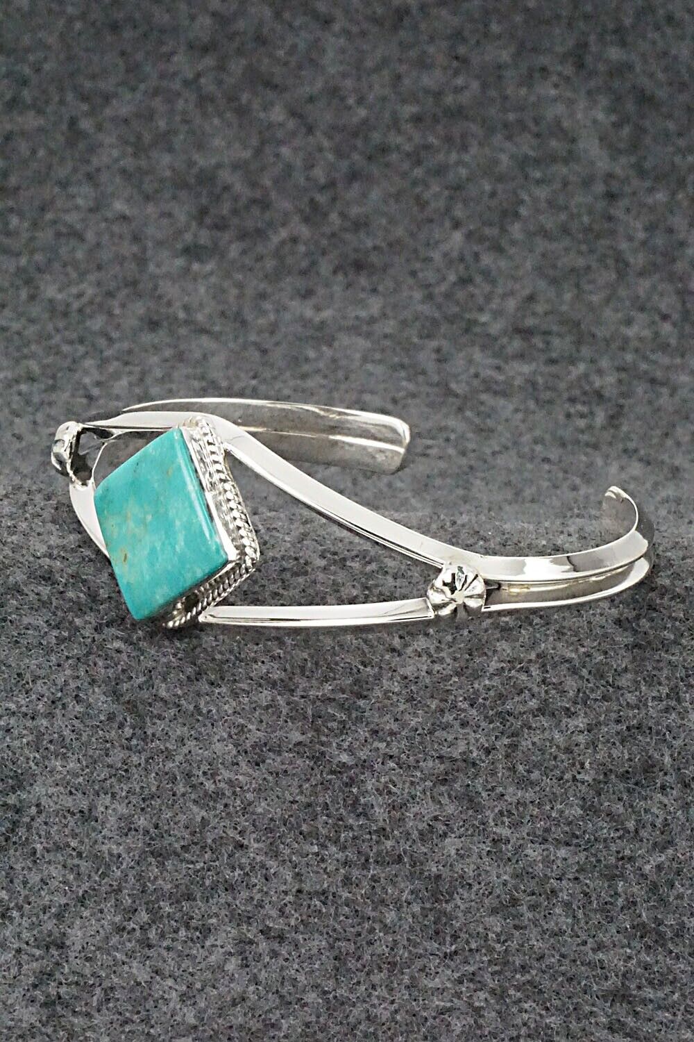 Turquoise & Sterling Silver Bracelet - Charlene Yazzie