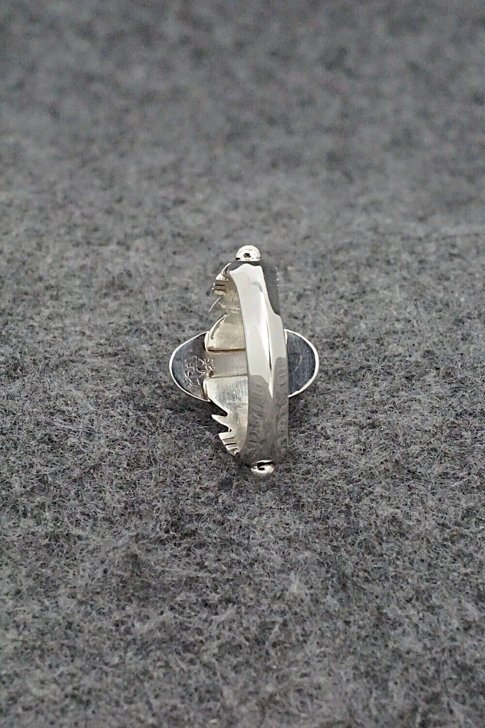 Spiny Oyster & Sterling Silver Ring - Andrew Vandever - Size 6