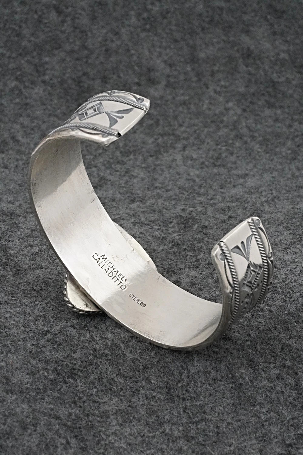 Turquoise & Sterling Silver Bracelet - Michael Calladitto