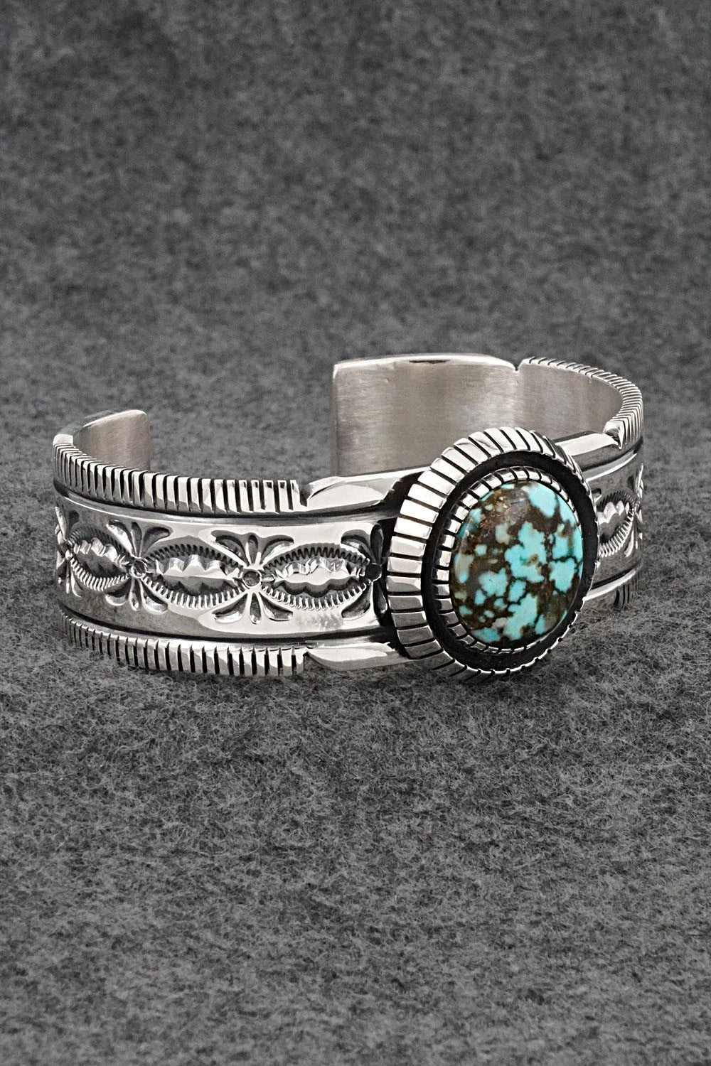 Turquoise & Sterling Silver Bracelet - Mark Yazzie