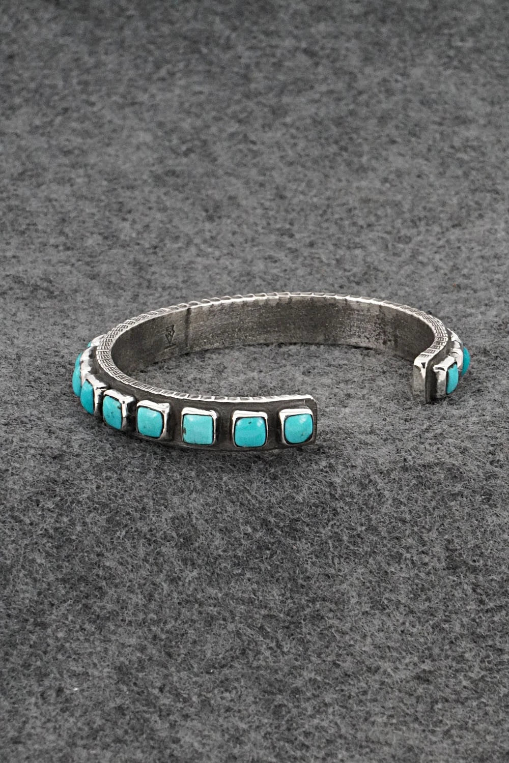 Turquoise & Sterling Silver Bracelet - Ernest Rangel