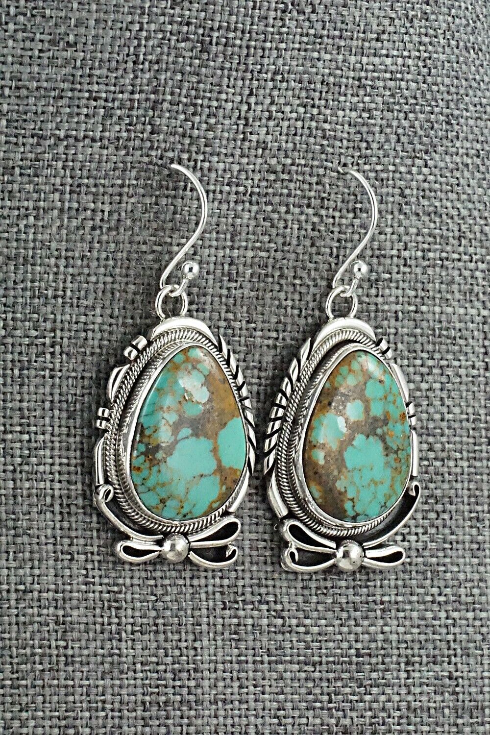 Turquoise & Sterling Silver Earrings - Mark Yazzie