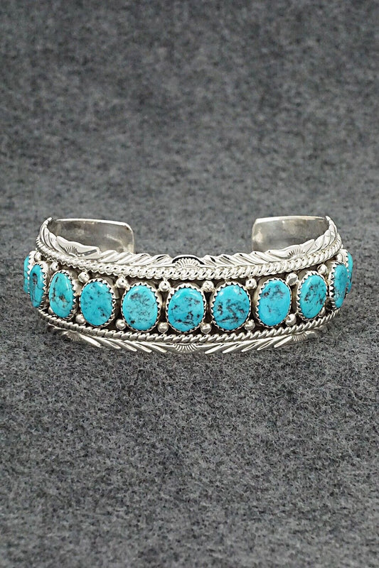 Turquoise & Sterling Silver Bracelet - Martin Muskett