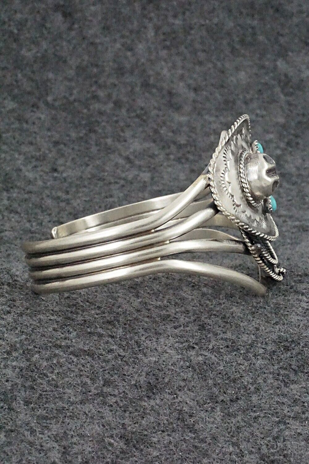 Turquoise & Sterling Silver Bracelet - Bobby Platero