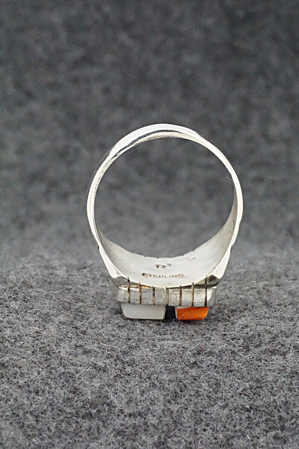 Multi-Stone & Sterling Silver Ring - Trevor Jack - Size 13