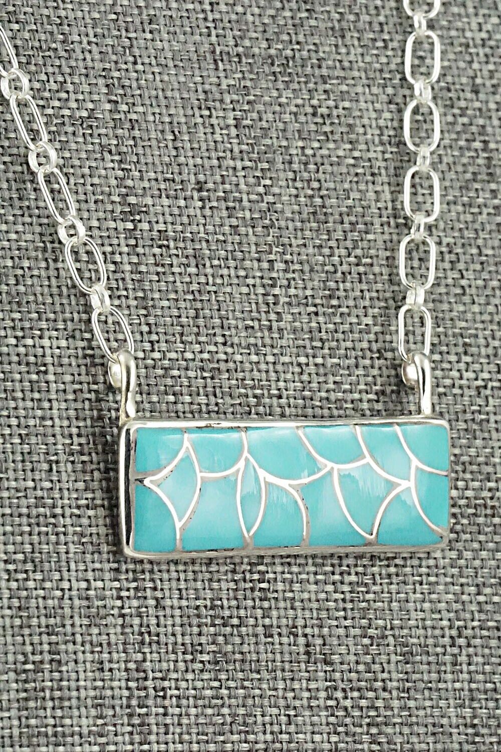 Turquoise & Sterling Silver Necklace - Orena Leekya