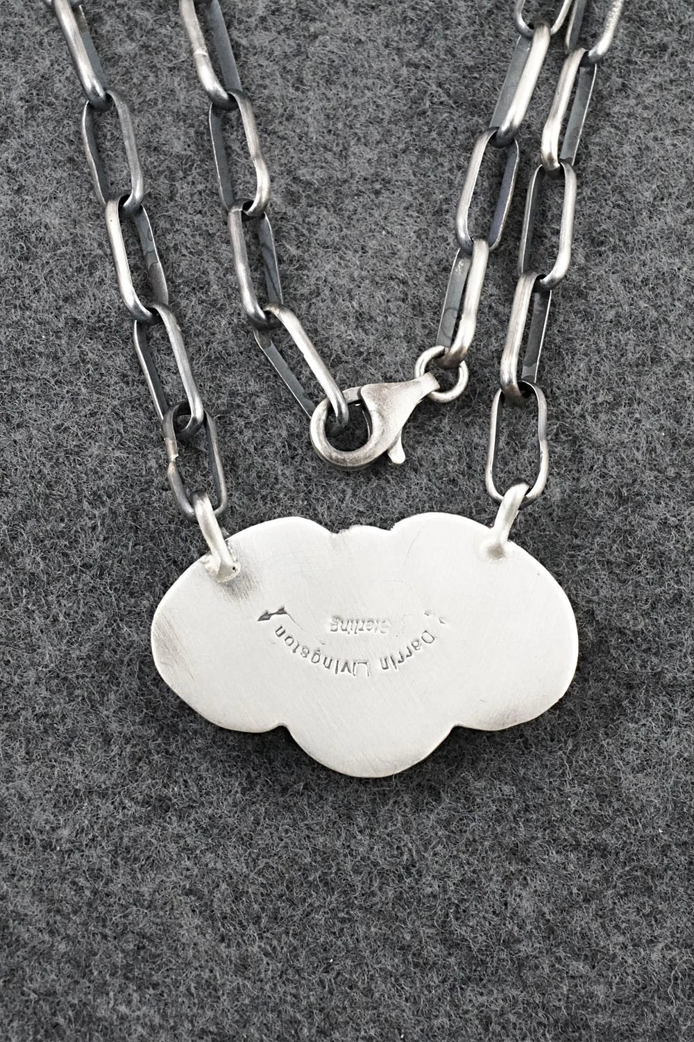 Turquoise & Sterling Silver Necklace - Darrin Livingston