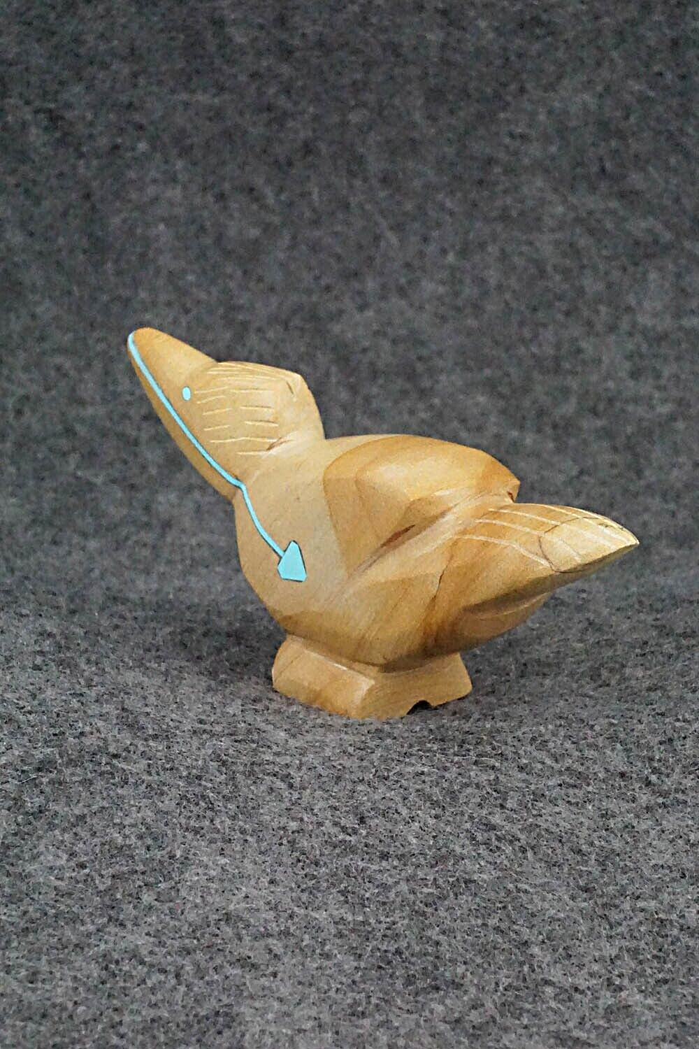 Roadrunner Zuni Fetish Carving - Leonard Laiwakete