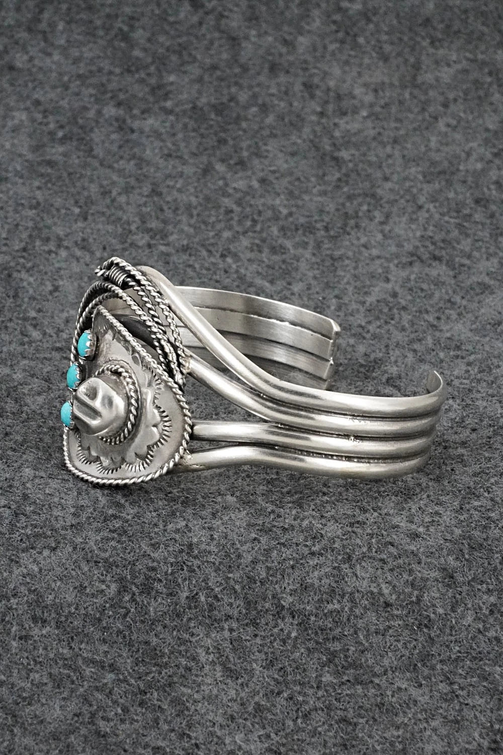 Turquoise & Sterling Silver Bracelet - Bobby Platero