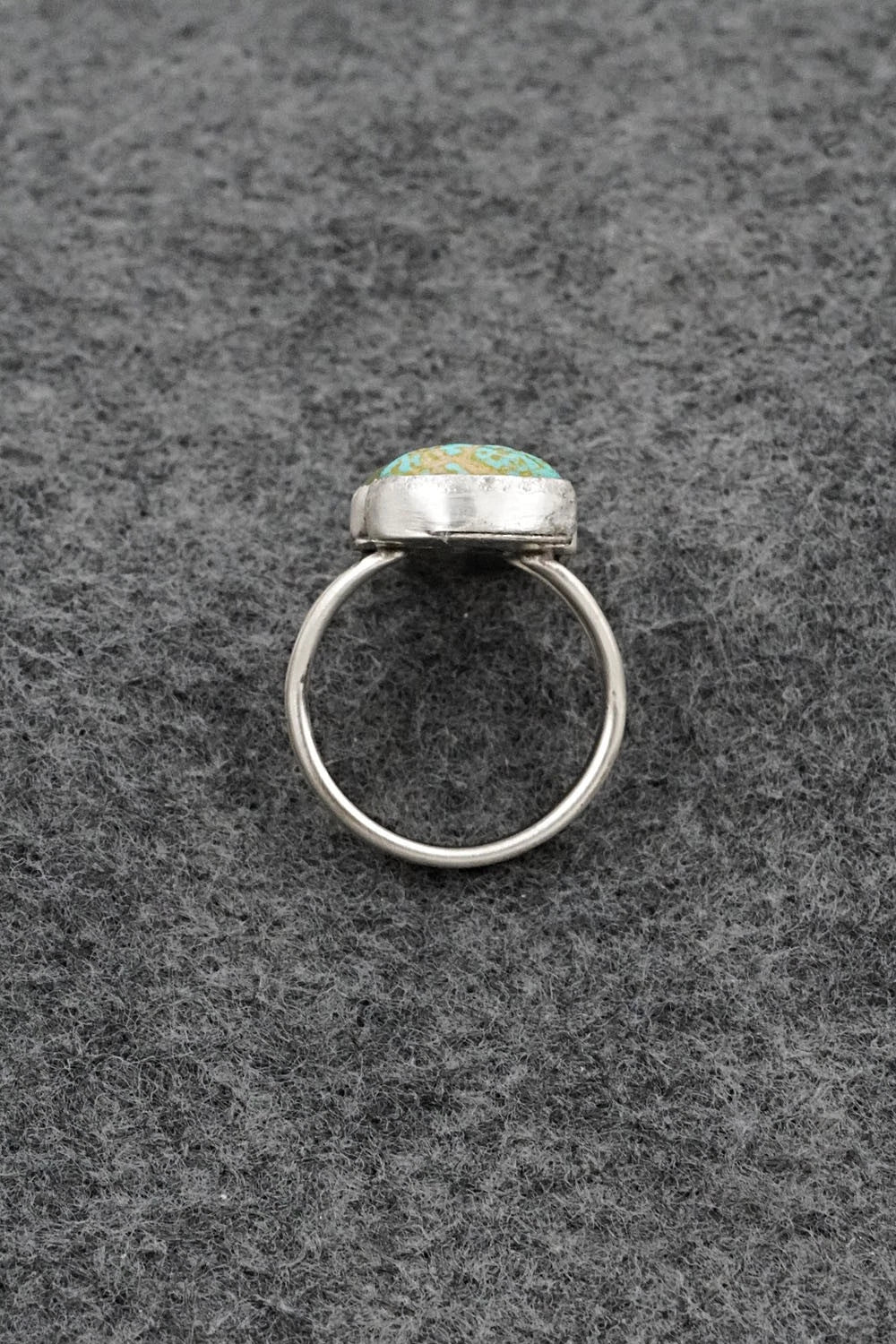 Turquoise & Sterling Silver Ring - Verley Betone - Size 6.25