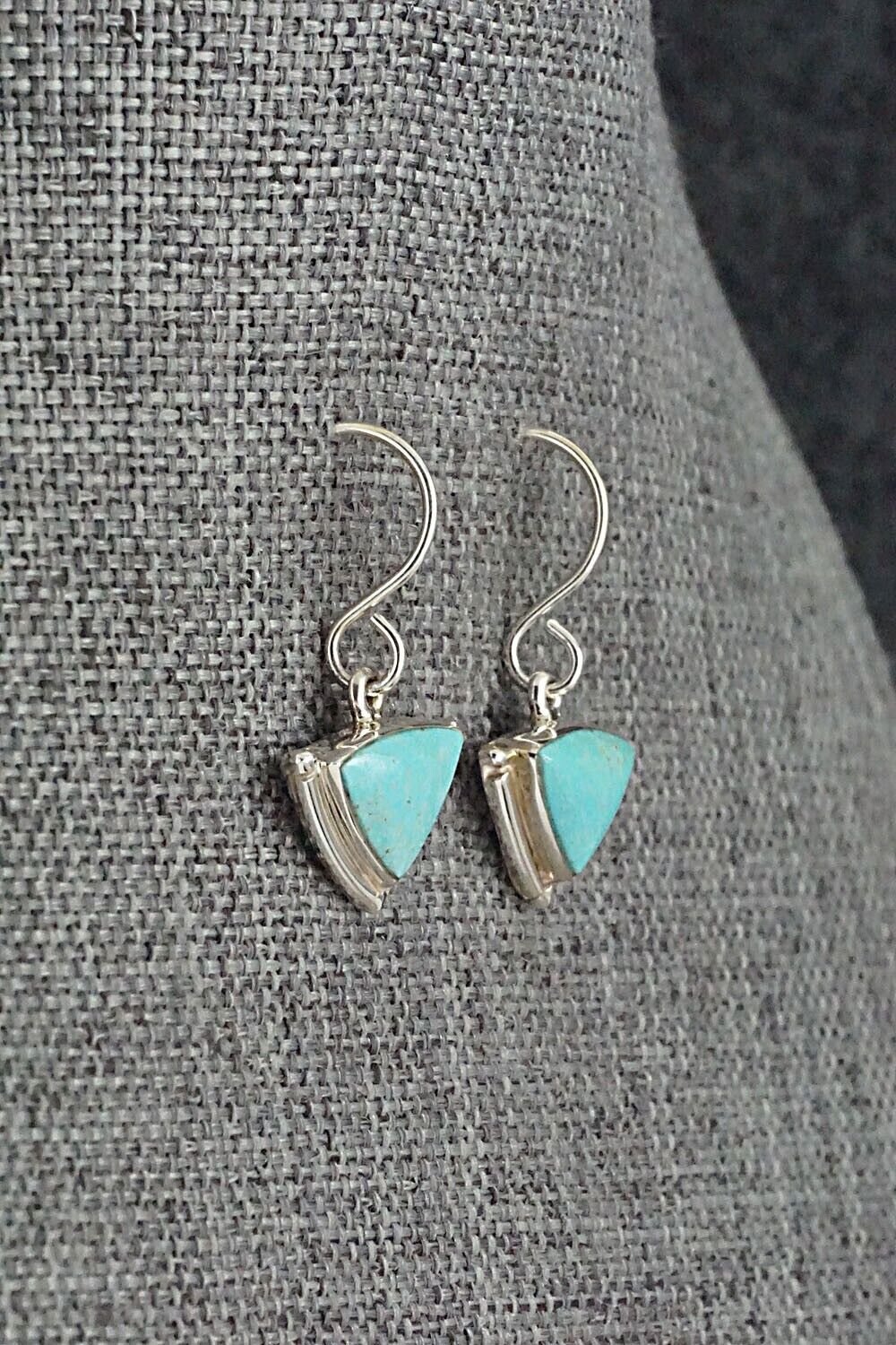 Turquoise & Sterling Silver Earrings - Cathy Webster