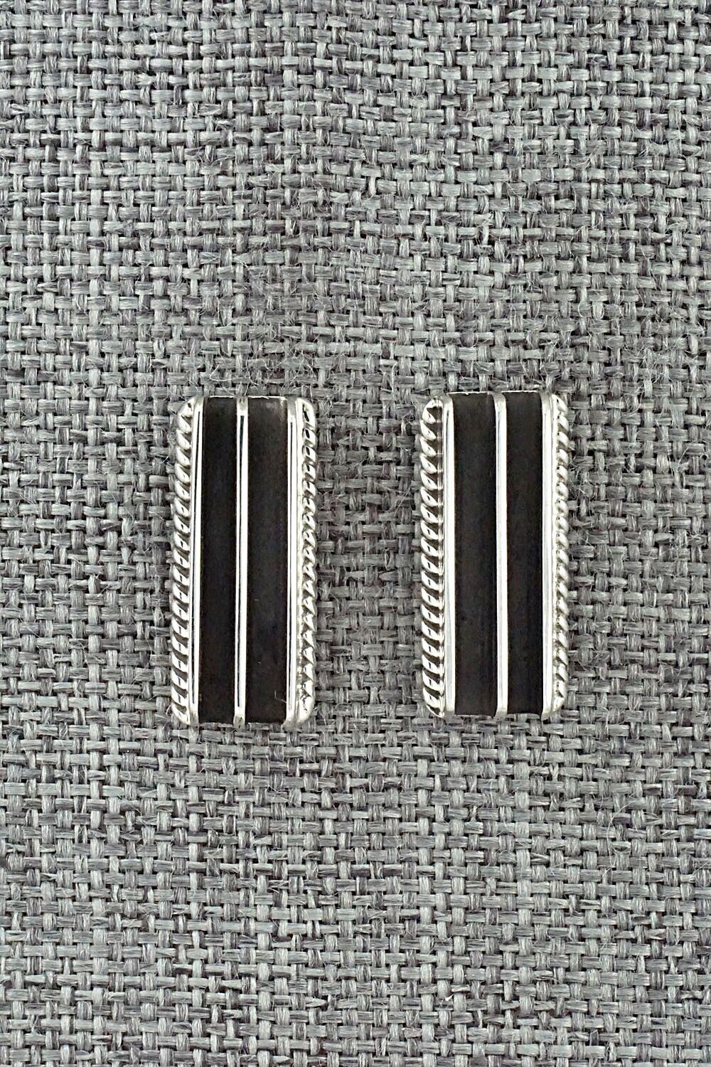 Sterling Silver Earrings - Darrell Yazzie