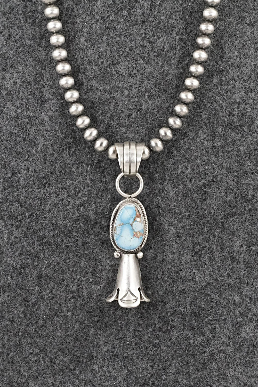 Turquoise & Sterling Silver Necklace - Sharon McCarthy