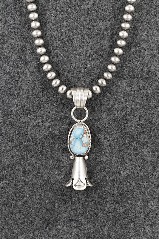 Turquoise & Sterling Silver Necklace - Sharon McCarthy