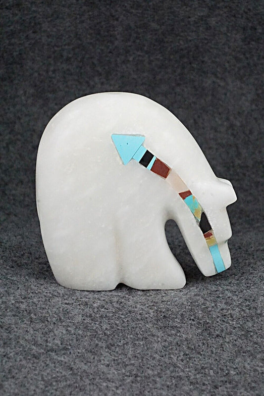 Bear Zuni Fetish Carving - Donovan Laiwakete