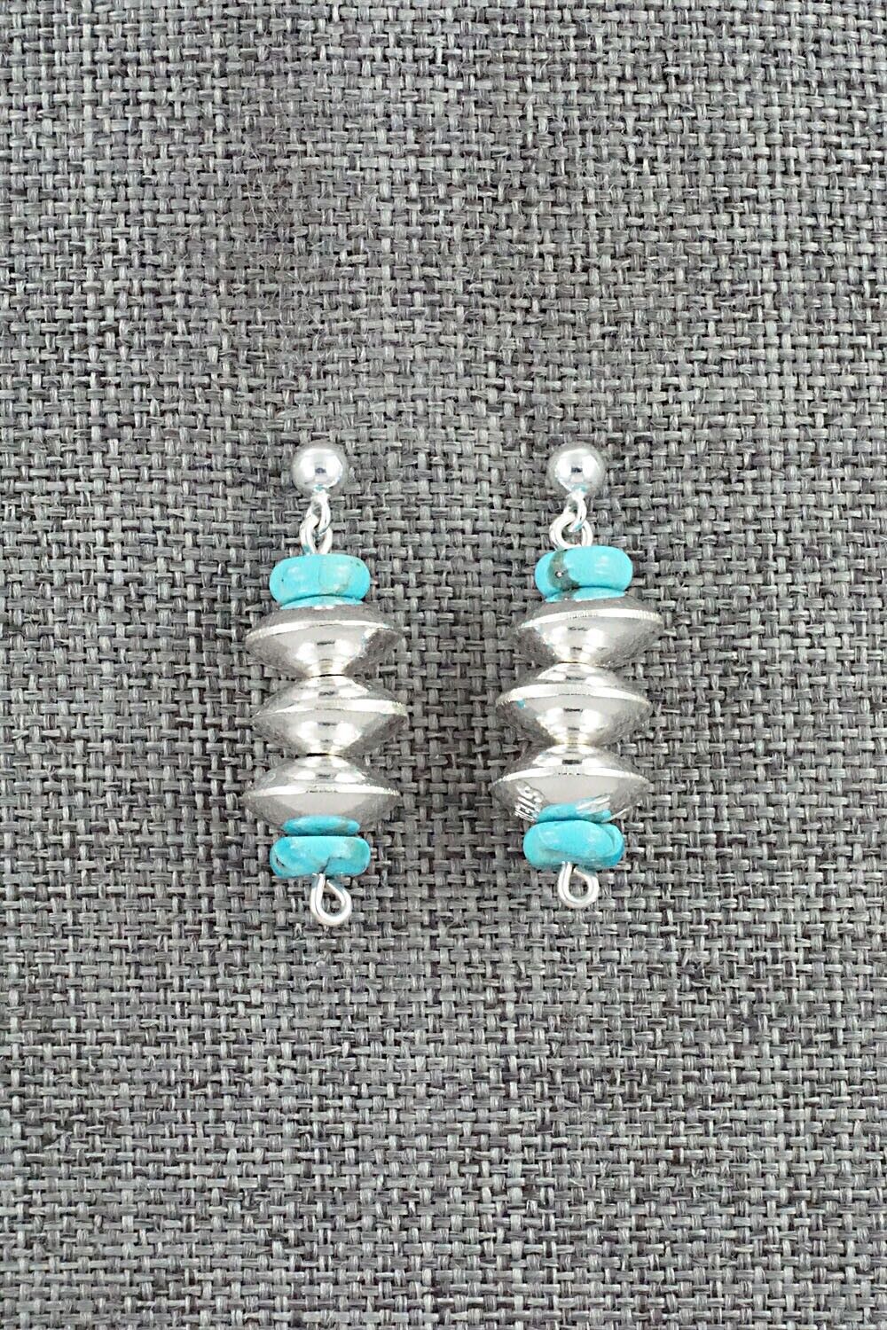 Turquoise & Sterling Silver Earrings - Presley Haley