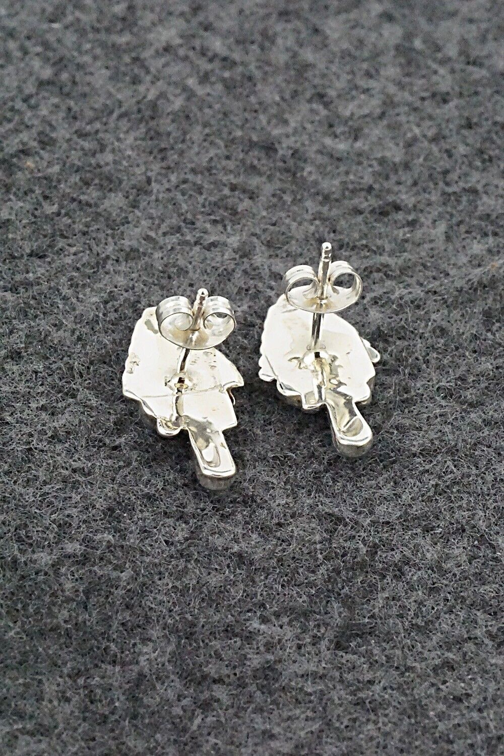 Turquoise & Sterling Silver Earrings - Vincent Hooee