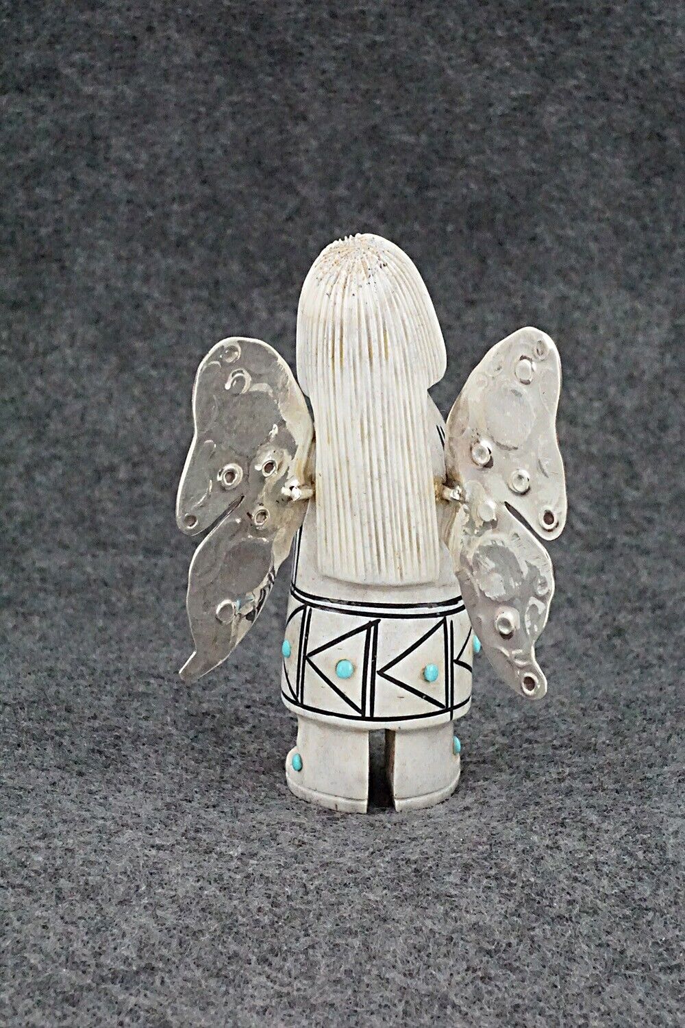 Butterfly Maiden Zuni Fetish Carving - Claudia Peina