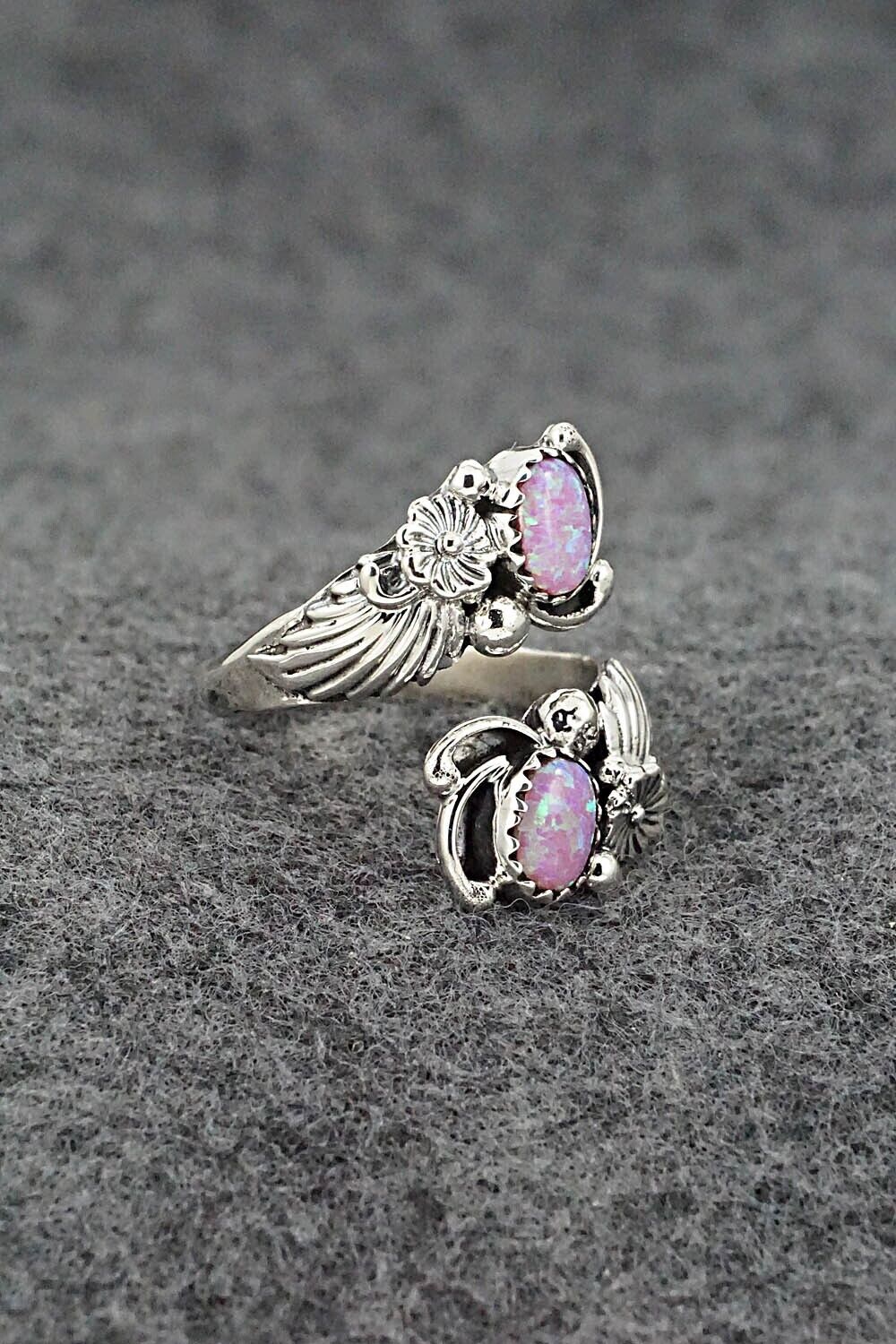 Opalite & Sterling Silver Ring - Etta Belin - Size 8